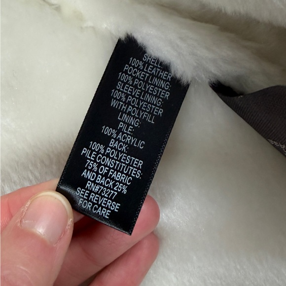 Vintage Beige Tan Suede Leather Hooded Faux Fur Lined Jacket Women’s M Retro Y2K - Picture 4 of 9